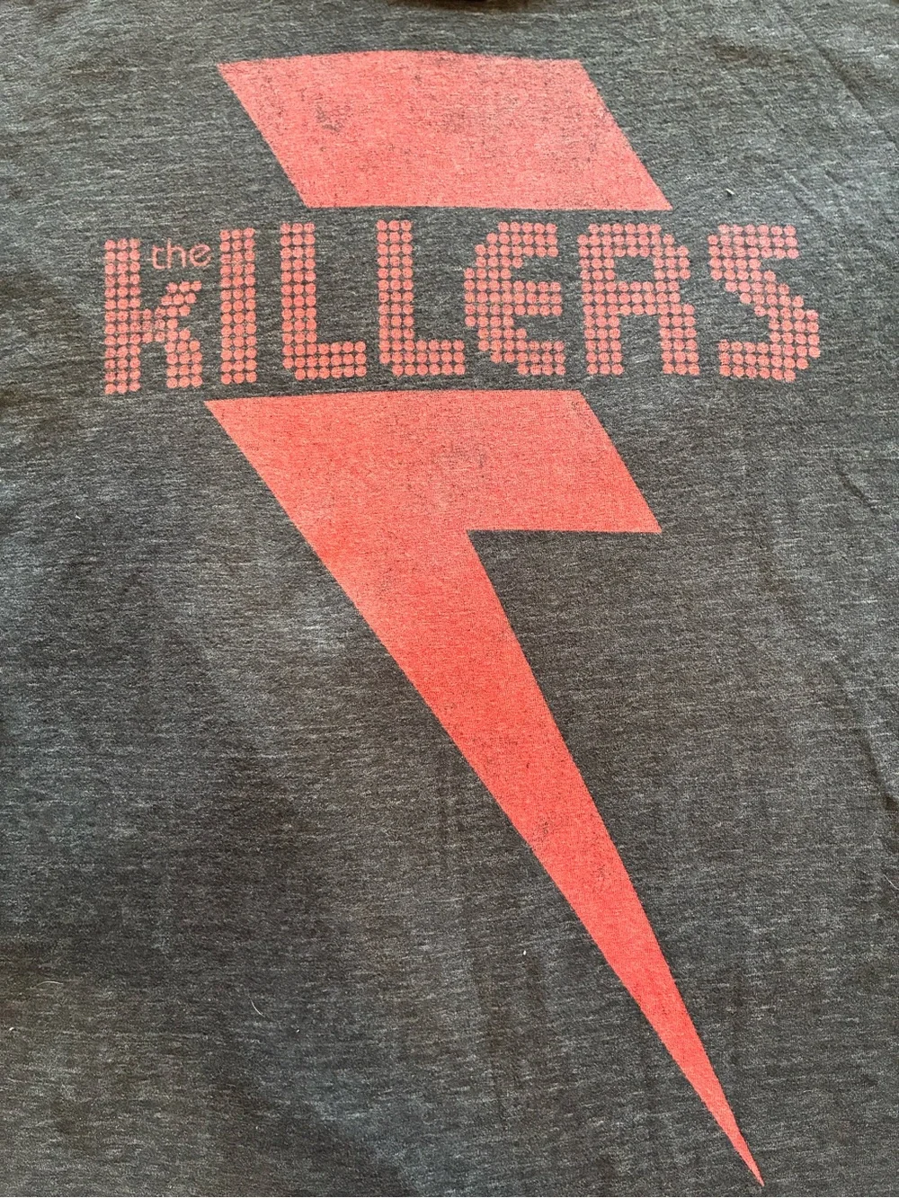The Killers Red Bolt Band Shirt Graphic Tee Size L - Picture 5 of 6